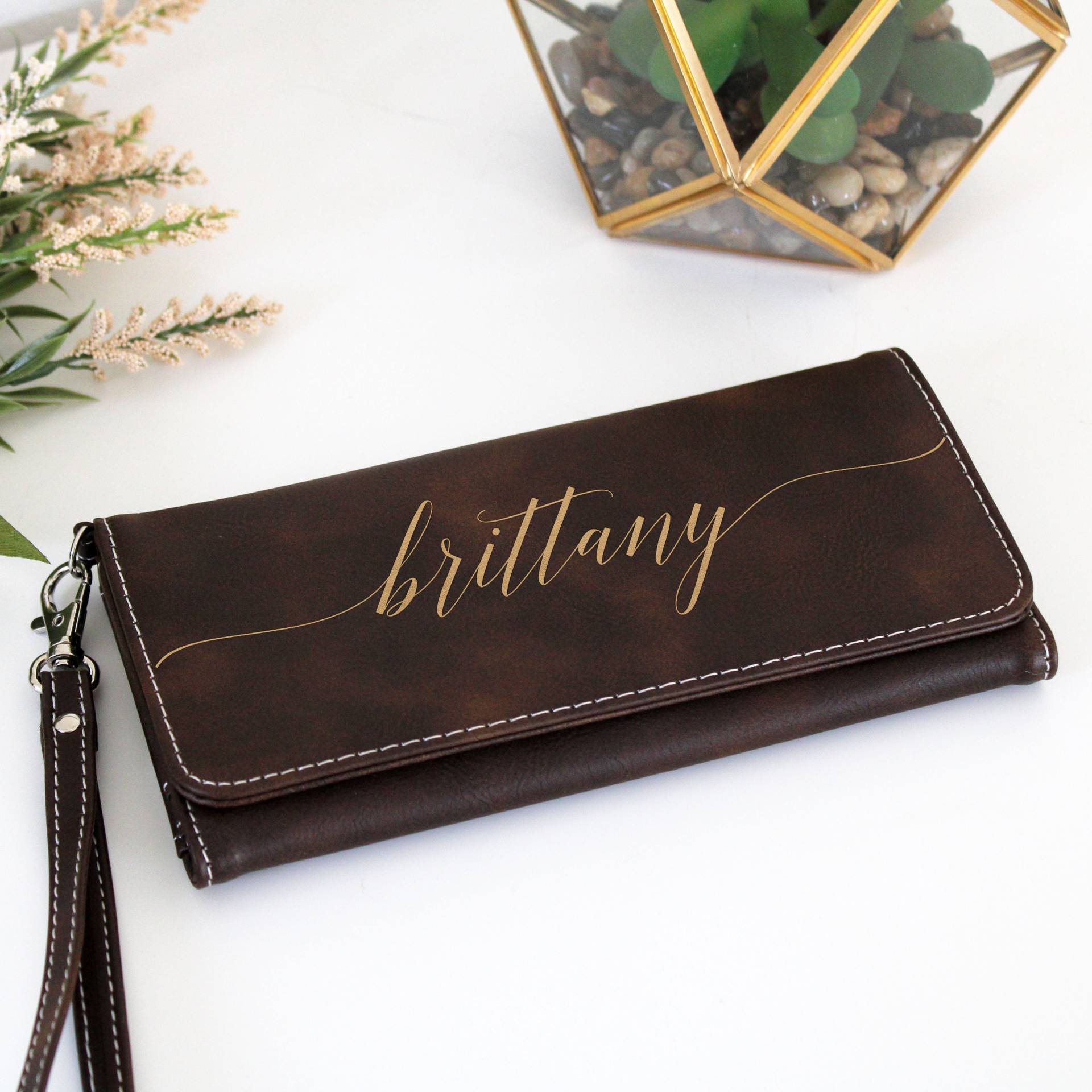 Personalisiertes Portemonnaie Für Frauen Clutch Kleine Geldbörse Geschenk Frau Sie Mama Muttertag Wwal-B-9 von EtchThisOut