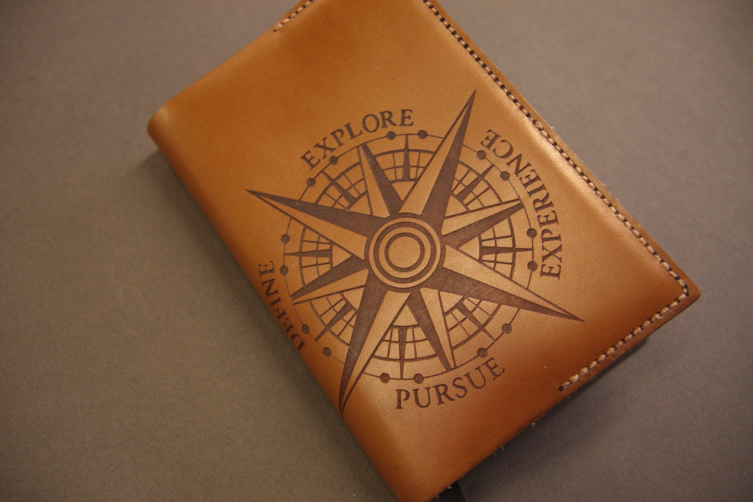 Leder Notebook Cover | Laser Graviert Leder Notebook Cover | Laser Graviert von EtchedArt4U
