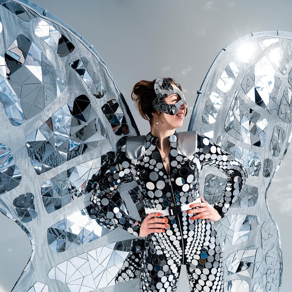 Cosplay Spiegel Schmetterling Flügel/Kostüm Accessoire Geschenk Weihnachten - Von Etereshop _M44 von EtereShop