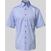 ETERNA Comfort Fit Business-Hemd mit Button-Down-Kragen in Royal, Größe 40 von Eterna