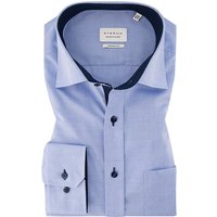ETERNA Herren Hemd blau Comfort Fit von Eterna