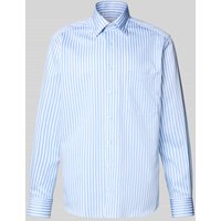 ETERNA Regular Fit Freizeithemd aus reiner Baumwolle mit Kentkragen in Bleu, Größe 42 ETERNA Regular Fit Freizeithemd aus reiner Baumwolle mit Kentkragen in Bleu, Größe 42 von Eterna