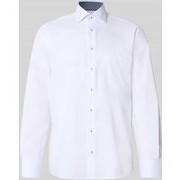 ETERNA Regular Fit Freizeithemd mit Brusttasche Modell 'Kent' in Weiss, Größe 41 ETERNA Regular Fit Freizeithemd mit Brusttasche Modell 'Kent' in Weiss, Größe 41 von Eterna