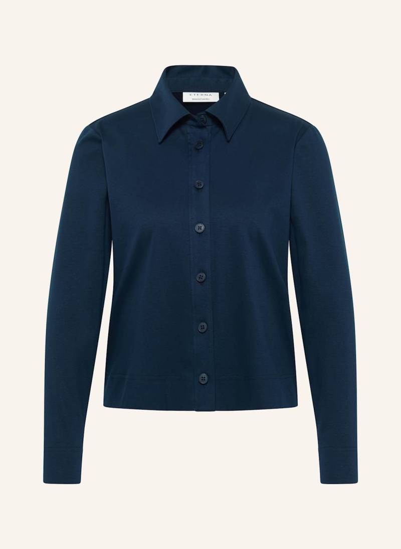 Eterna Bluse Loose Fit blau von Eterna
