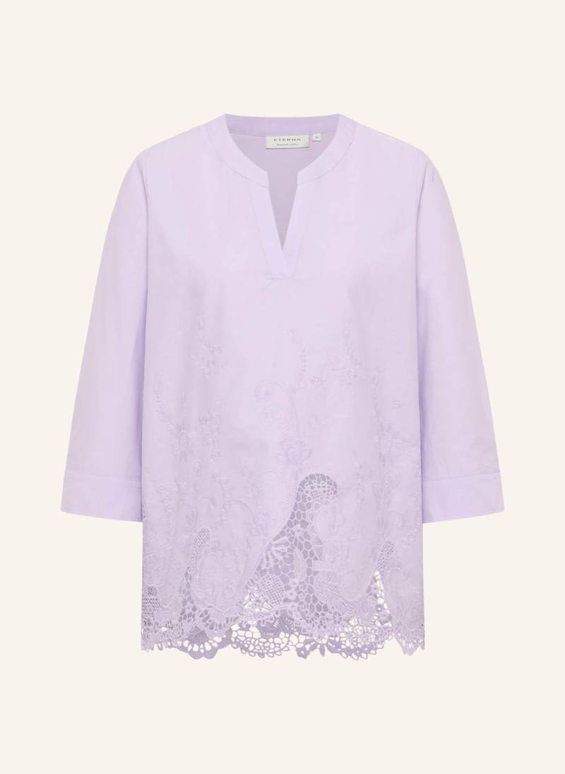 Eterna Bluse Loose Fit lila von Eterna