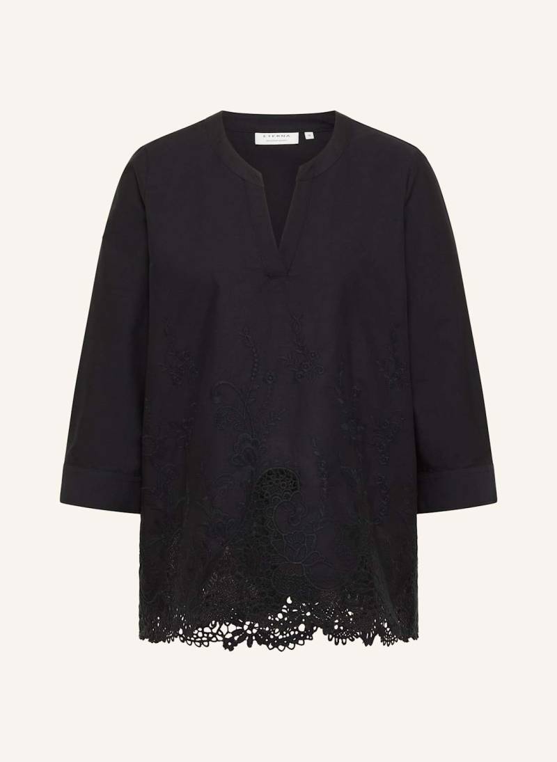 Eterna Bluse Loose Fit schwarz von Eterna