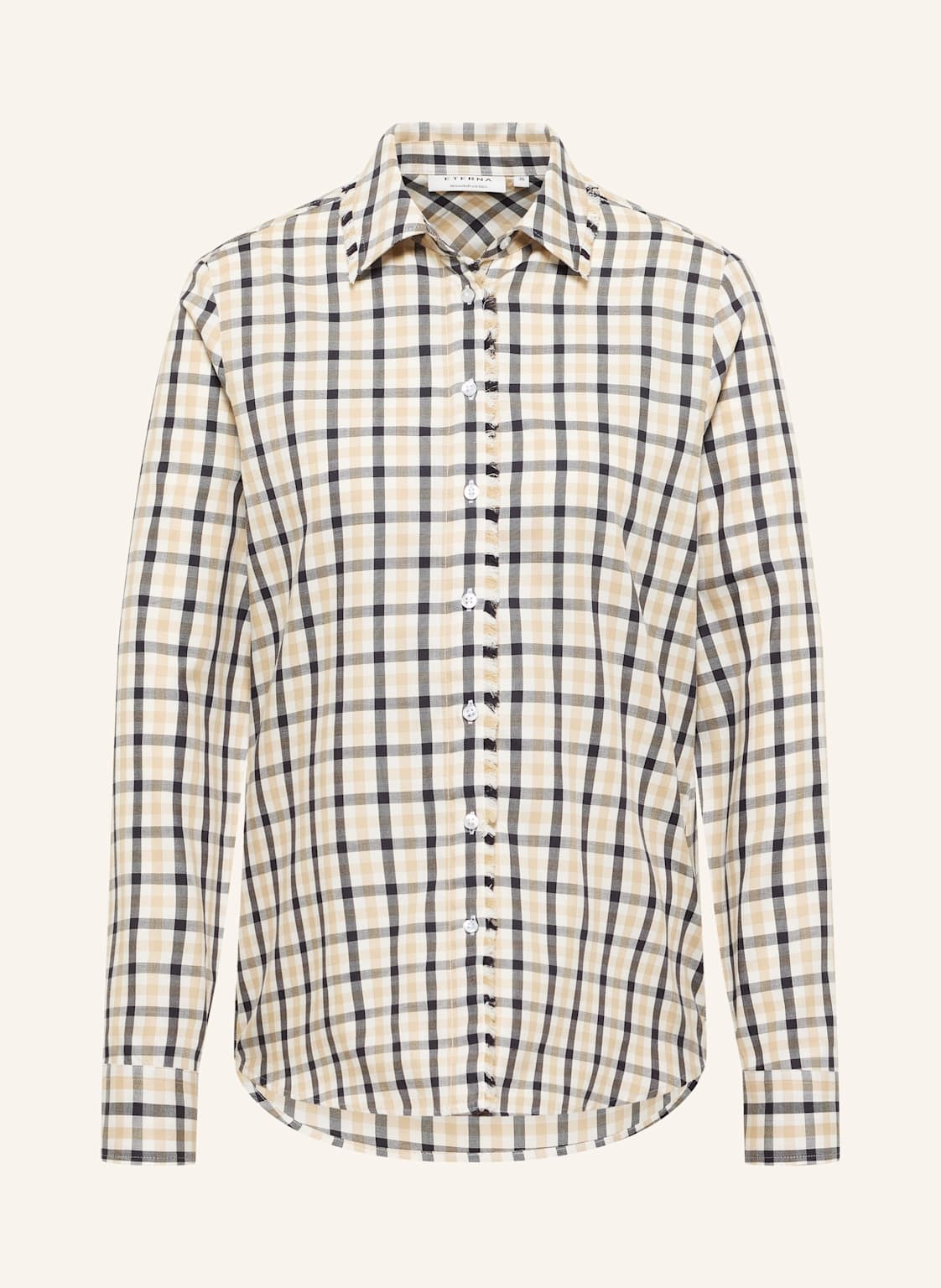 Eterna Bluse Regular Fit beige von Eterna