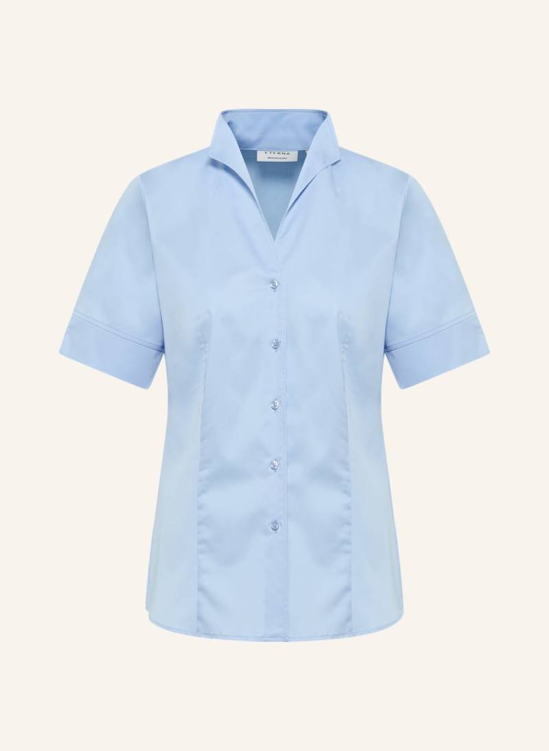 Eterna Bluse Regular Fit blau von Eterna