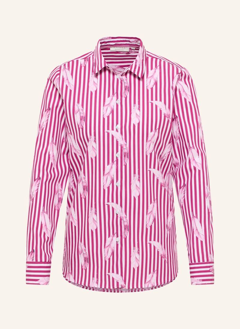 Eterna Bluse Regular Fit lila von Eterna