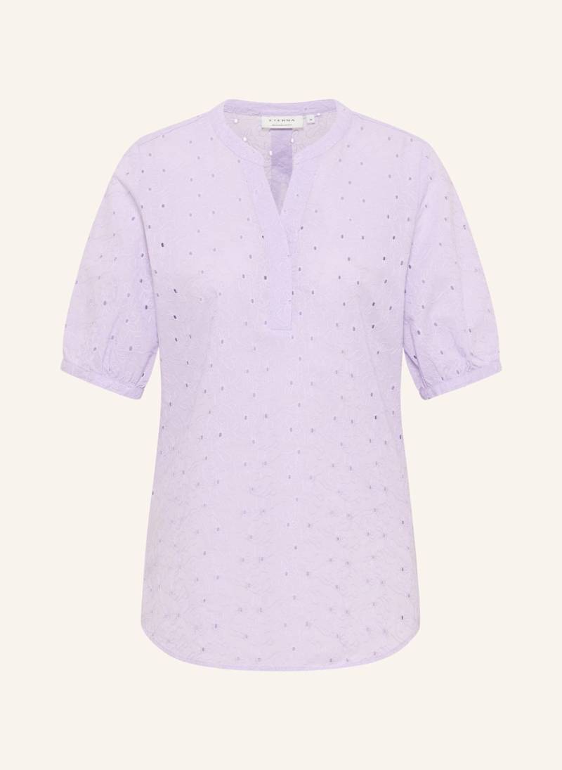 Eterna Bluse Regular Fit lila von Eterna