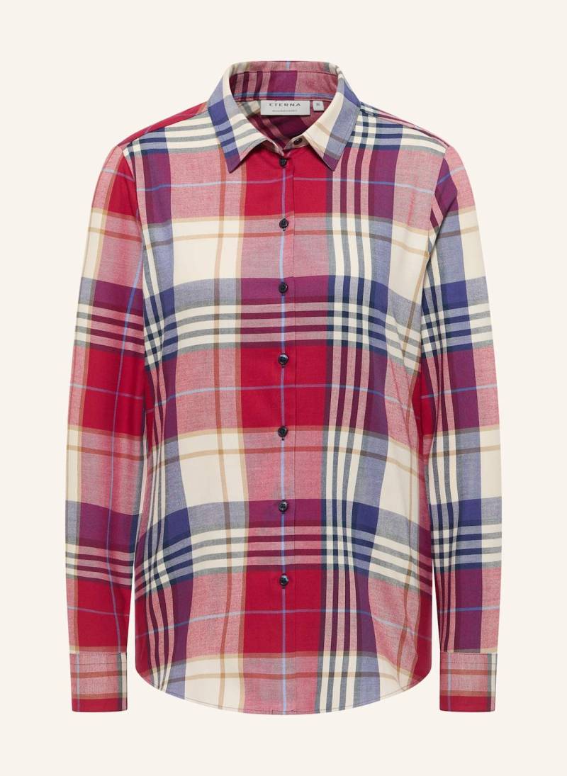 Eterna Bluse Regular Fit rot von Eterna
