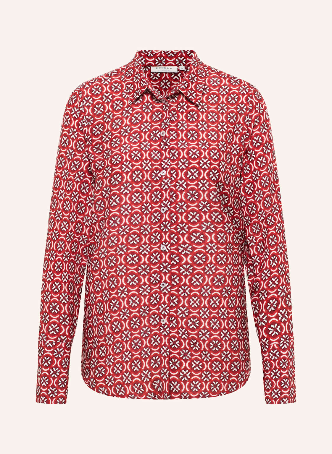 Eterna Bluse Regular Fit rot von Eterna