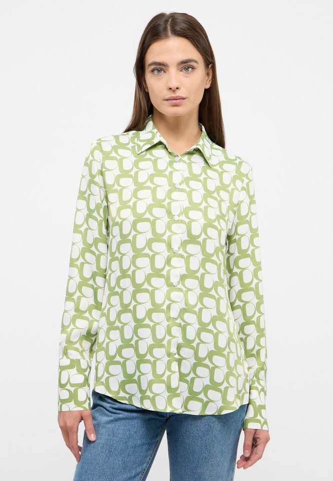 Eterna Blusentop Bluse Viskose Langarm von Eterna