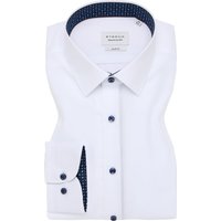 Eterna Bügelfreies Baumwollhemd mit Ausputz, Slim Fit in 41XS von Eterna