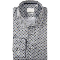 Eterna Bügelfreies Baumwollhemd mit Print, Modern Fit in 44S von Eterna