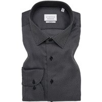 Eterna Bügelfreies Baumwollhemd mit Struktur, Slim Fit in 42XS von Eterna