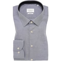 Eterna Bügelfreies Baumwollhemd mit Struktur, Slim Fit in 44XS von Eterna