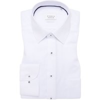 Eterna Bügelfreies Baumwollhemd mit Struktur, Slim Fit in 44XS von Eterna