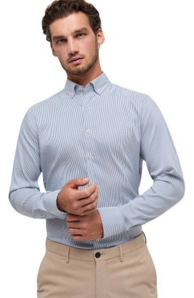 Eterna Businesshemd 4083-X17U, gestreiftes PERFORMANCE SHIRT - Modern-Fit von Eterna