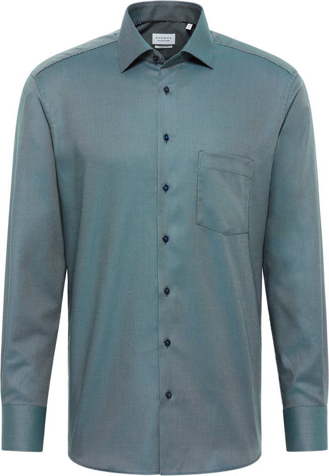 Eterna Businesshemd - Businesshemd Minimalstruktur - farbiges Hemd Langarm von Eterna