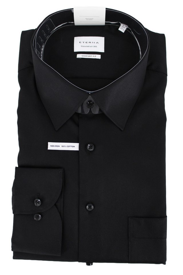 Eterna Businesshemd Hemd 1049 E181 schwarz von Eterna