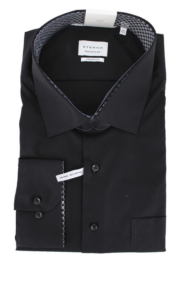 Eterna Businesshemd Hemd 1282 E15K schwarz von Eterna