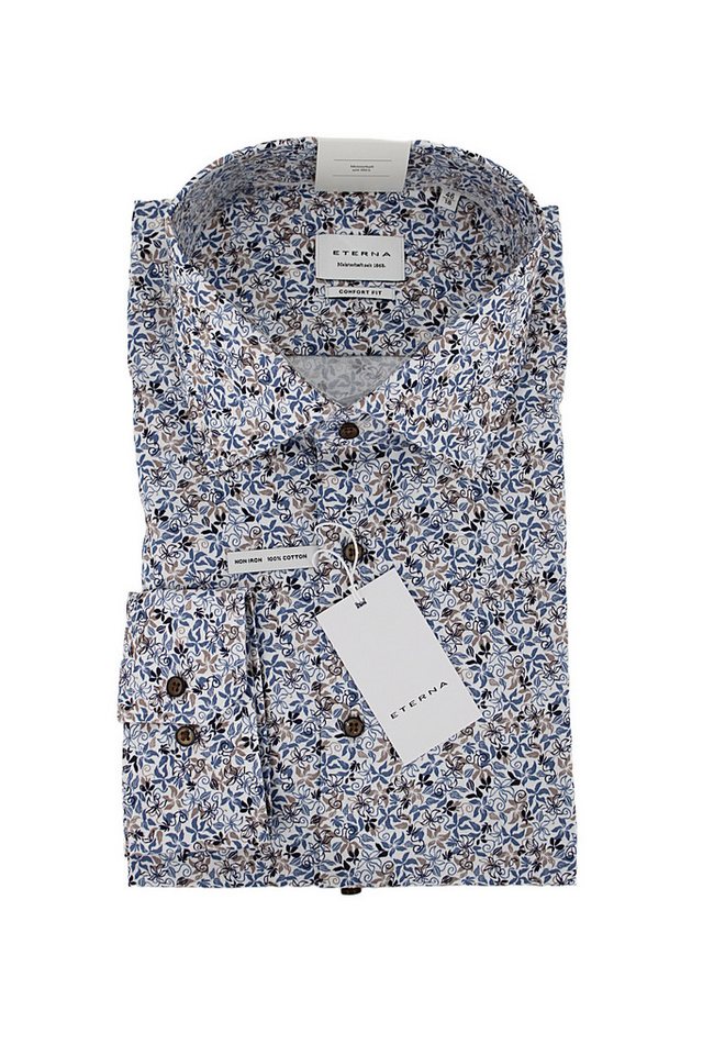 Eterna Businesshemd Hemd 4221 E17K blau von Eterna