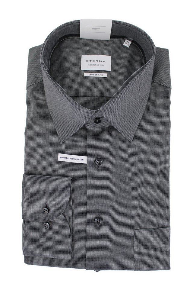 Eterna Businesshemd Hemd 8464 E181 grau von Eterna