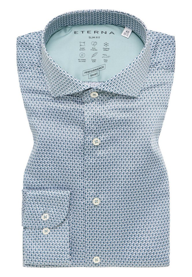 Eterna Businesshemd - Hemd - Businesshemd - Performance Shirt Twill-Stretch Langarm von Eterna