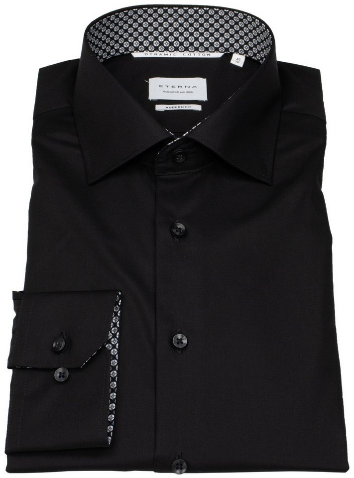 Eterna Businesshemd Modern Fit leicht tailliert bügelfrei Kentkragen von Eterna