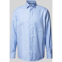ETERNA Comfort Fit Business-Hemd mit Kentkragen in Bleu, Größe 45 von Eterna