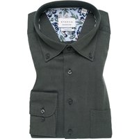 Eterna Flanellhemd mit Fischgrätmuster und Lyocell, Comfort Fit in 42 von Eterna