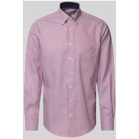 ETERNA Regular Fit Businesshemd mit Button-Down-Kragen in Rot, Größe 40 von Eterna