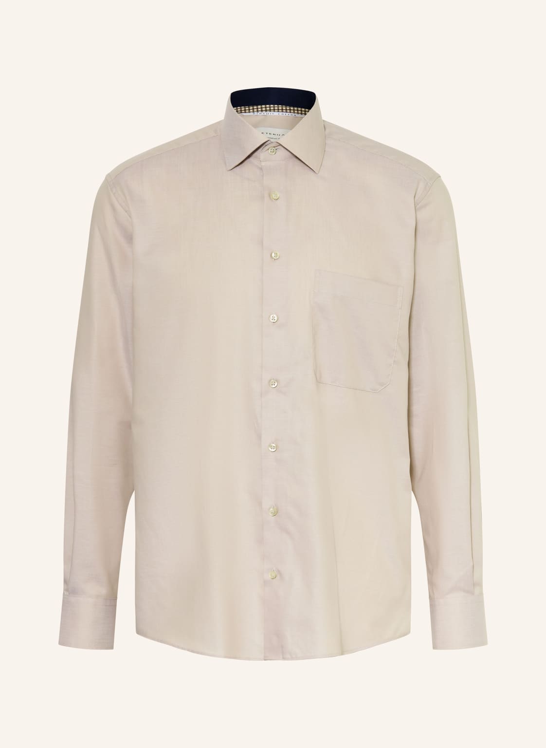 Eterna Hemd Comfort Fit beige von Eterna