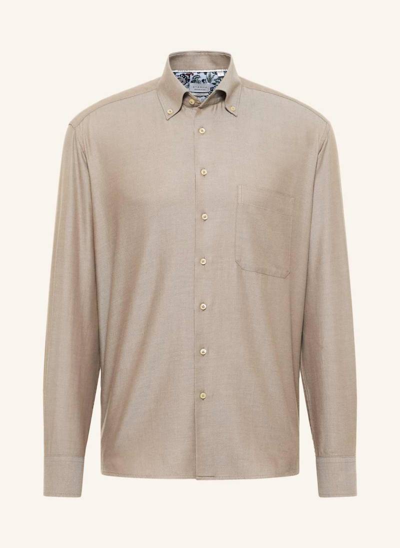 Eterna Hemd Comfort Fit beige von Eterna