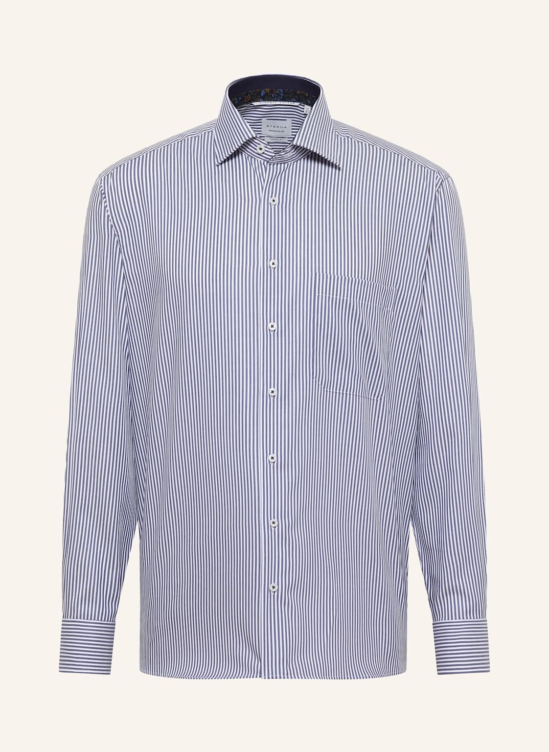 Eterna Hemd Comfort Fit blau von Eterna