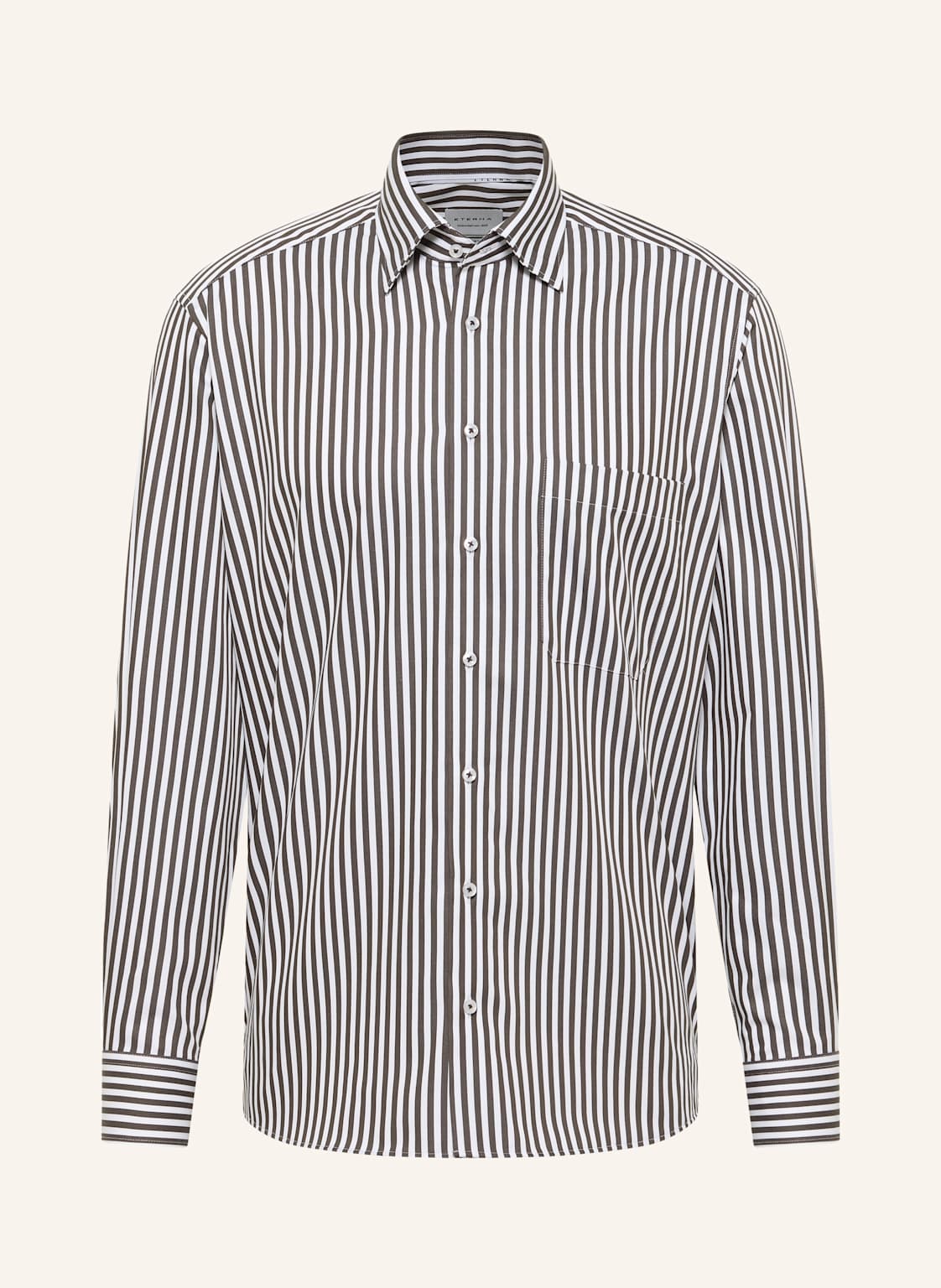 Eterna Hemd Comfort Fit braun von Eterna