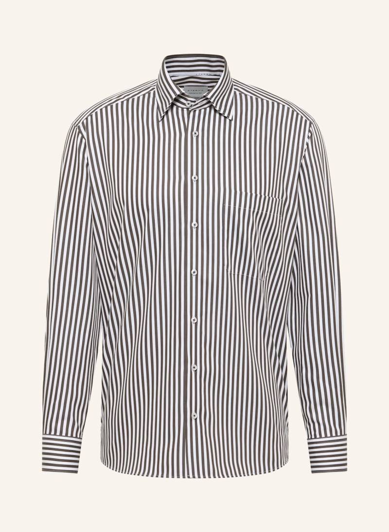 Eterna Hemd Comfort Fit braun von Eterna