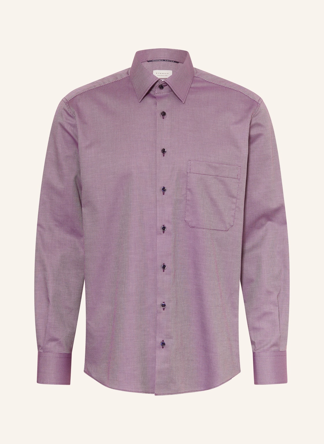 Eterna Hemd Comfort Fit lila von Eterna