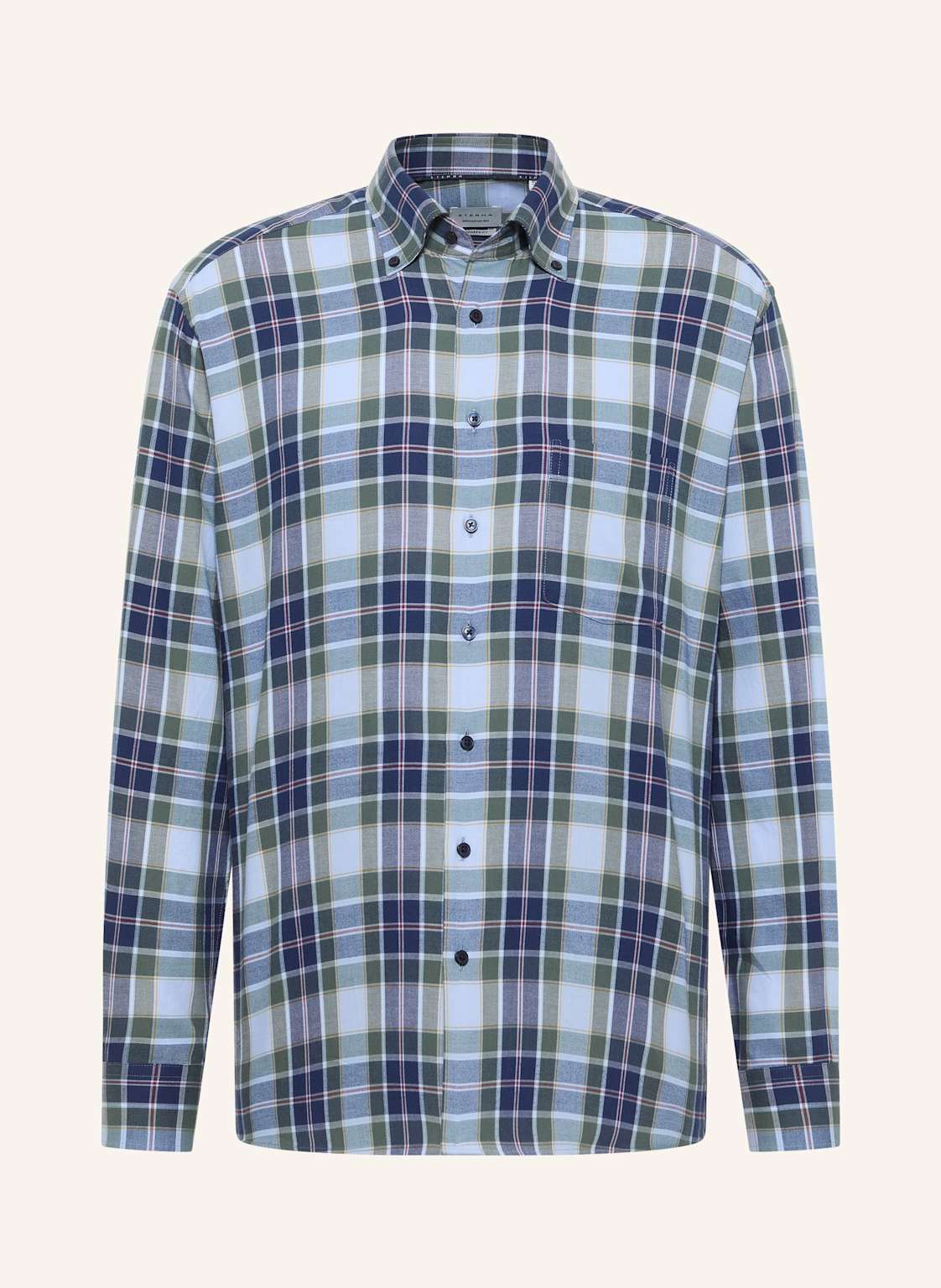 Eterna Hemd Modern Fit blau von Eterna