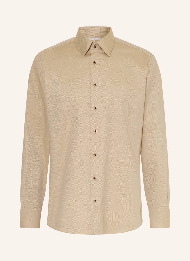 Eterna Hemd Modern Fit braun von Eterna