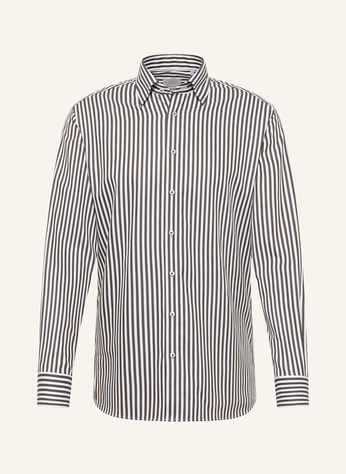 Eterna Hemd Modern Fit braun von Eterna