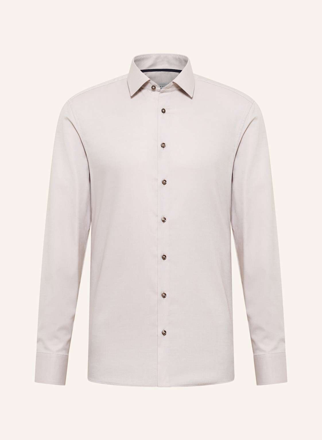 Eterna Hemd Slim Fit beige von Eterna