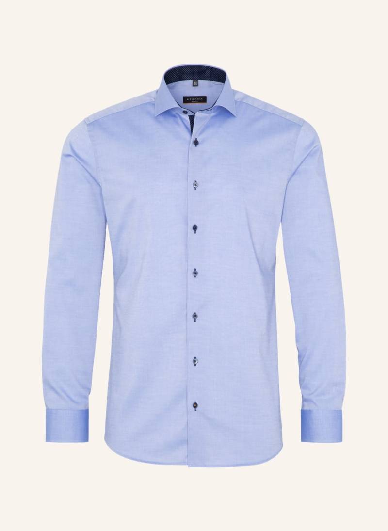 Eterna Hemd Slim Fit blau von Eterna