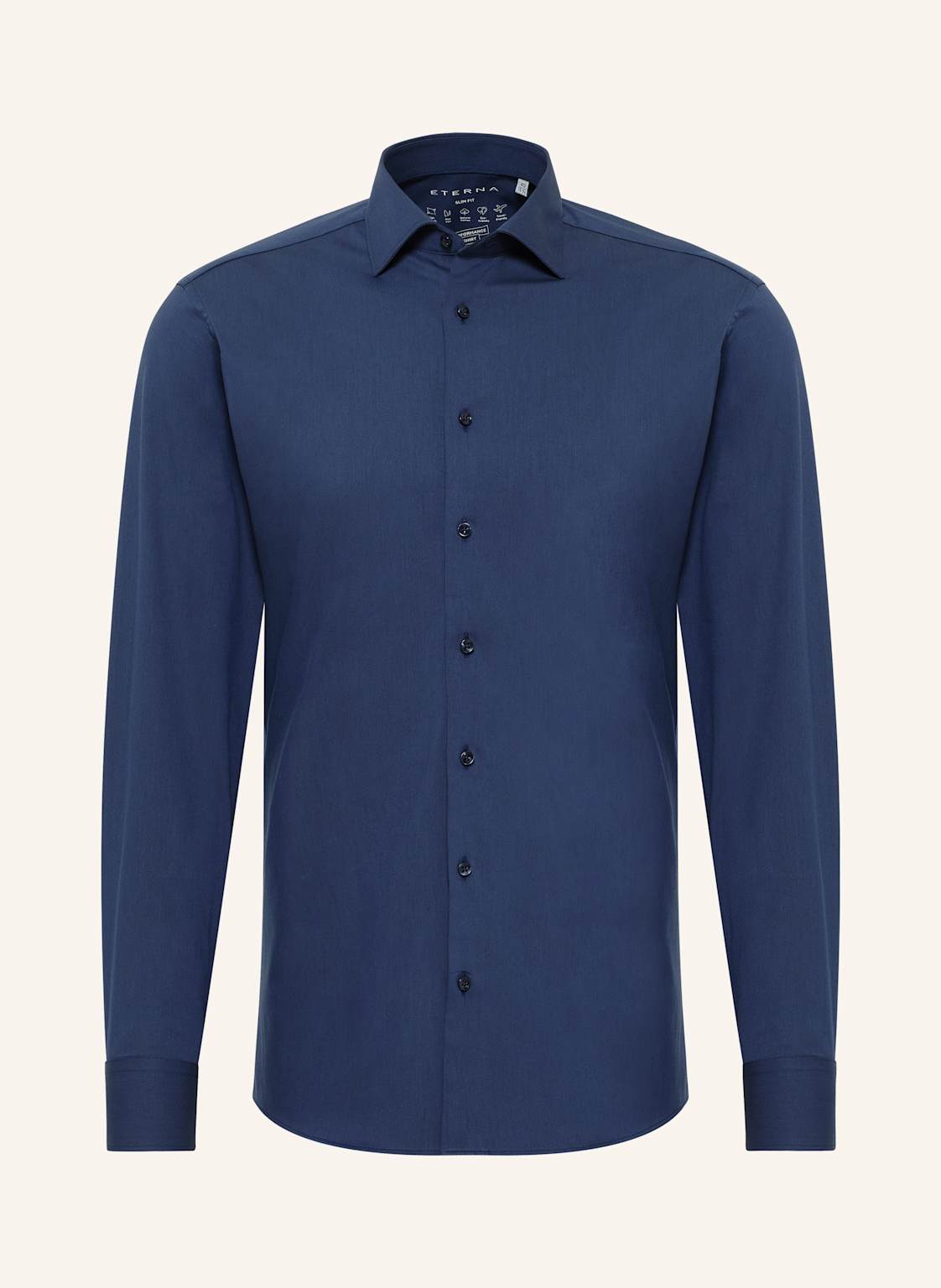 Eterna Hemd Slim Fit blau von Eterna