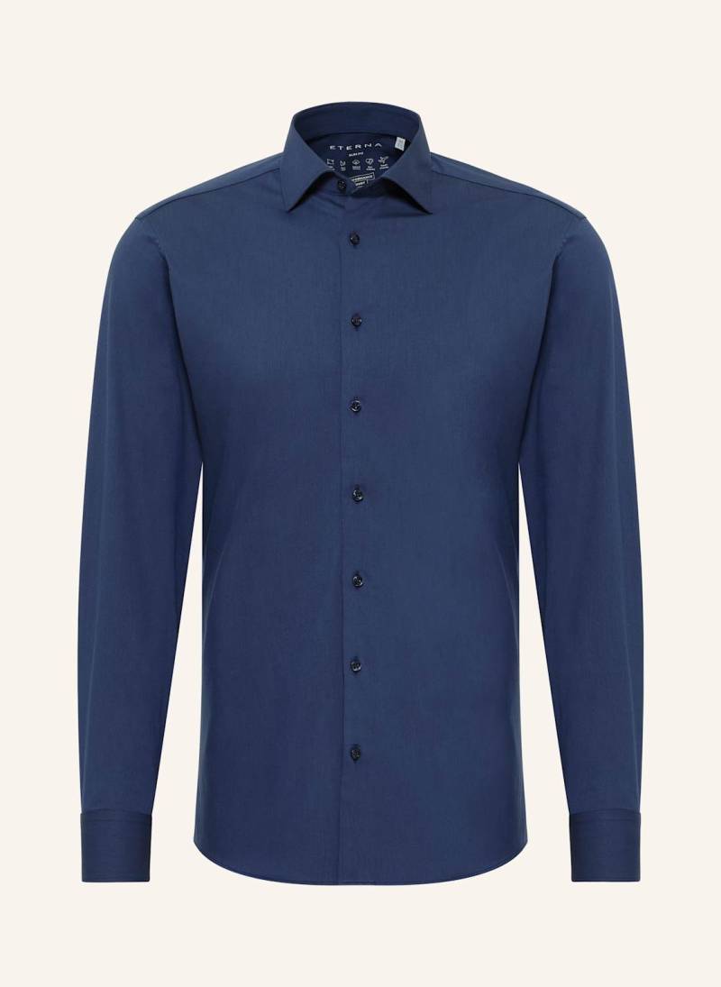 Eterna Hemd Slim Fit blau von Eterna