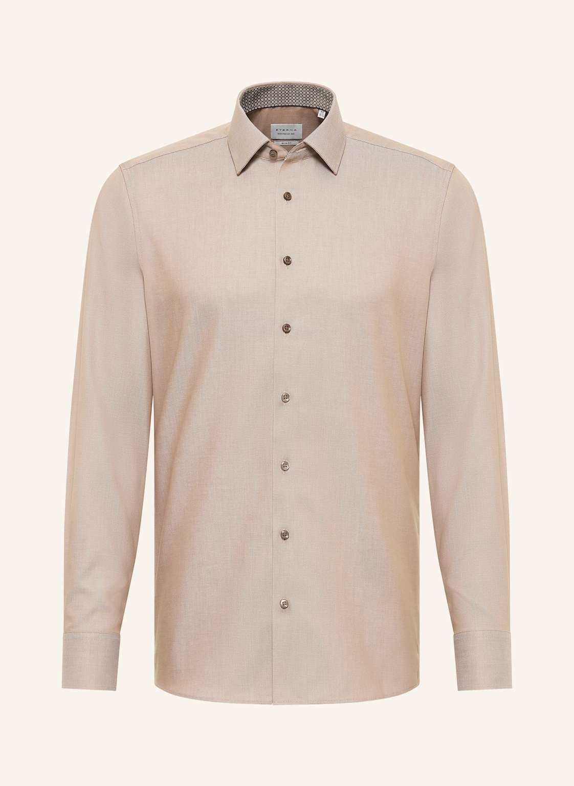 Eterna Hemd Slim Fit braun von Eterna