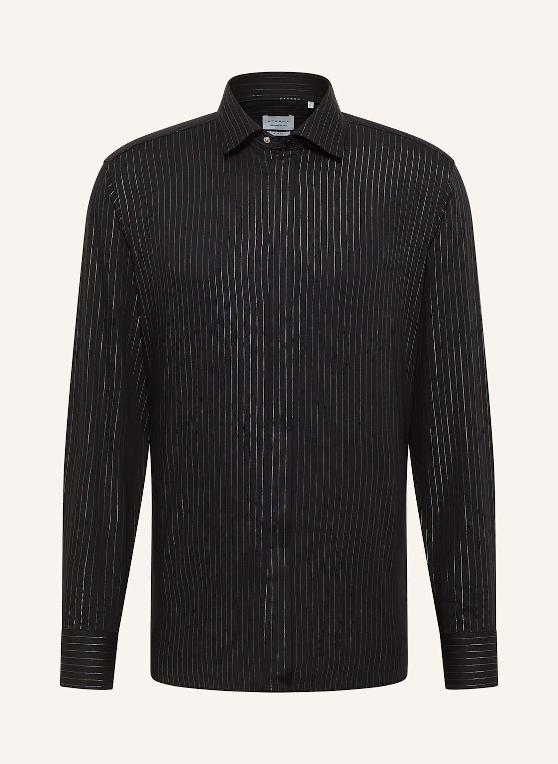 Eterna Hemd Slim Fit schwarz von Eterna
