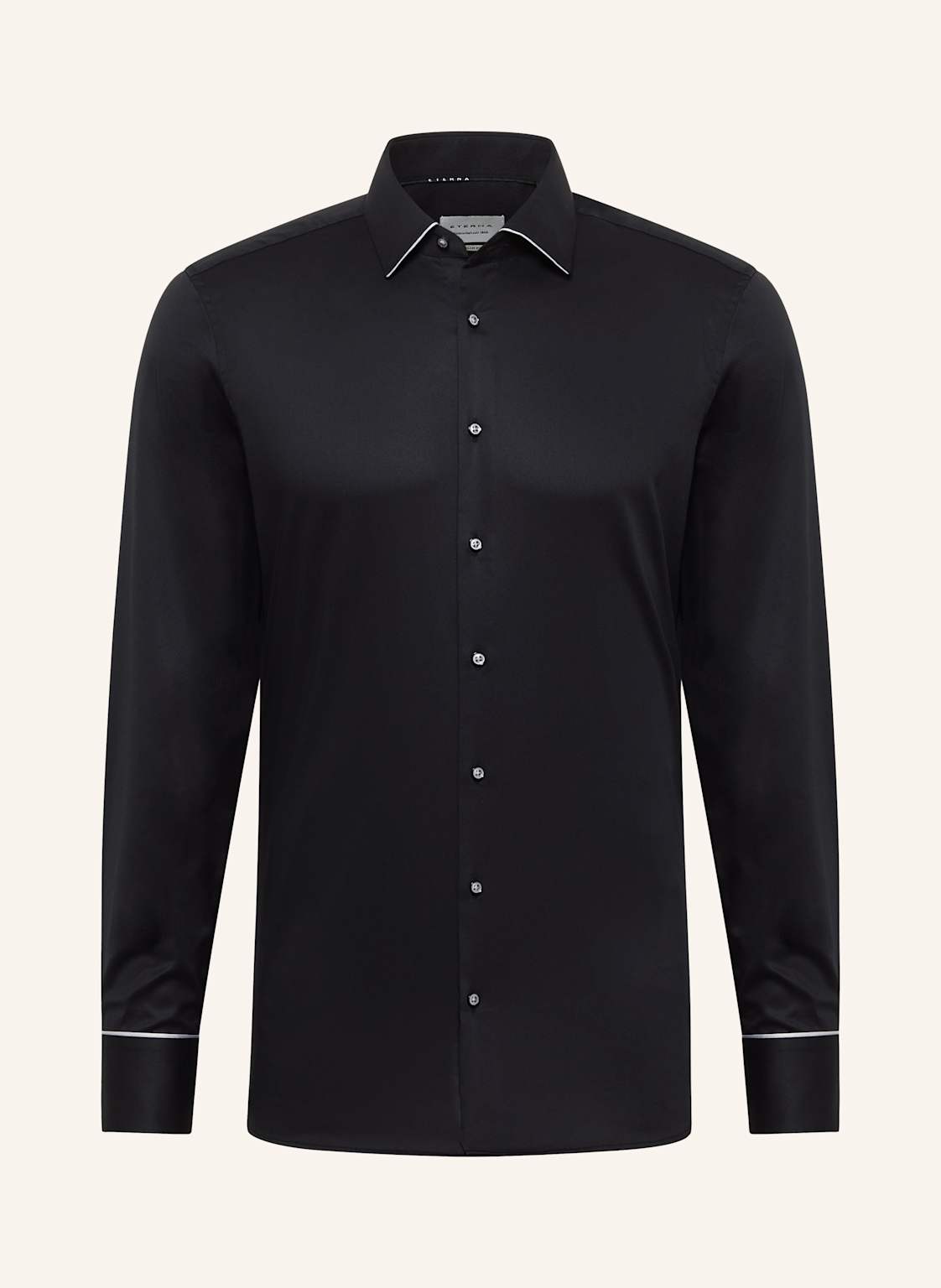 Eterna Hemd Slim Fit schwarz von Eterna