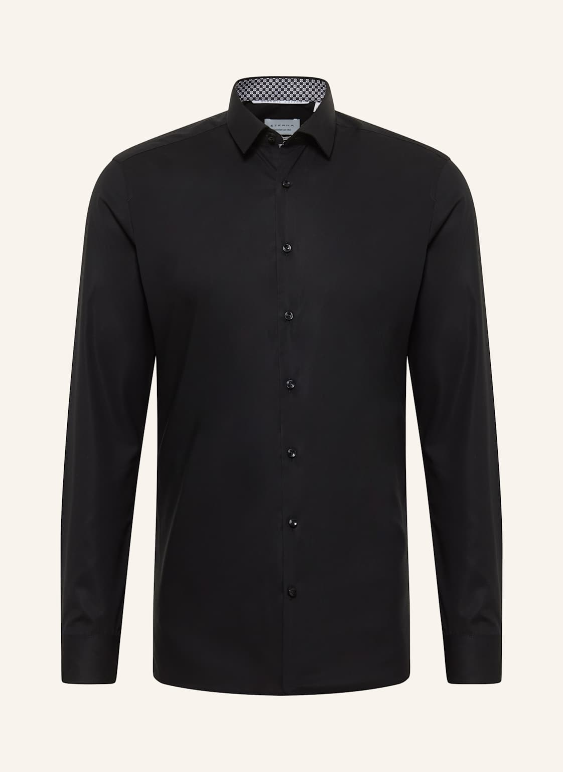 Eterna Hemd Super Slim schwarz von Eterna
